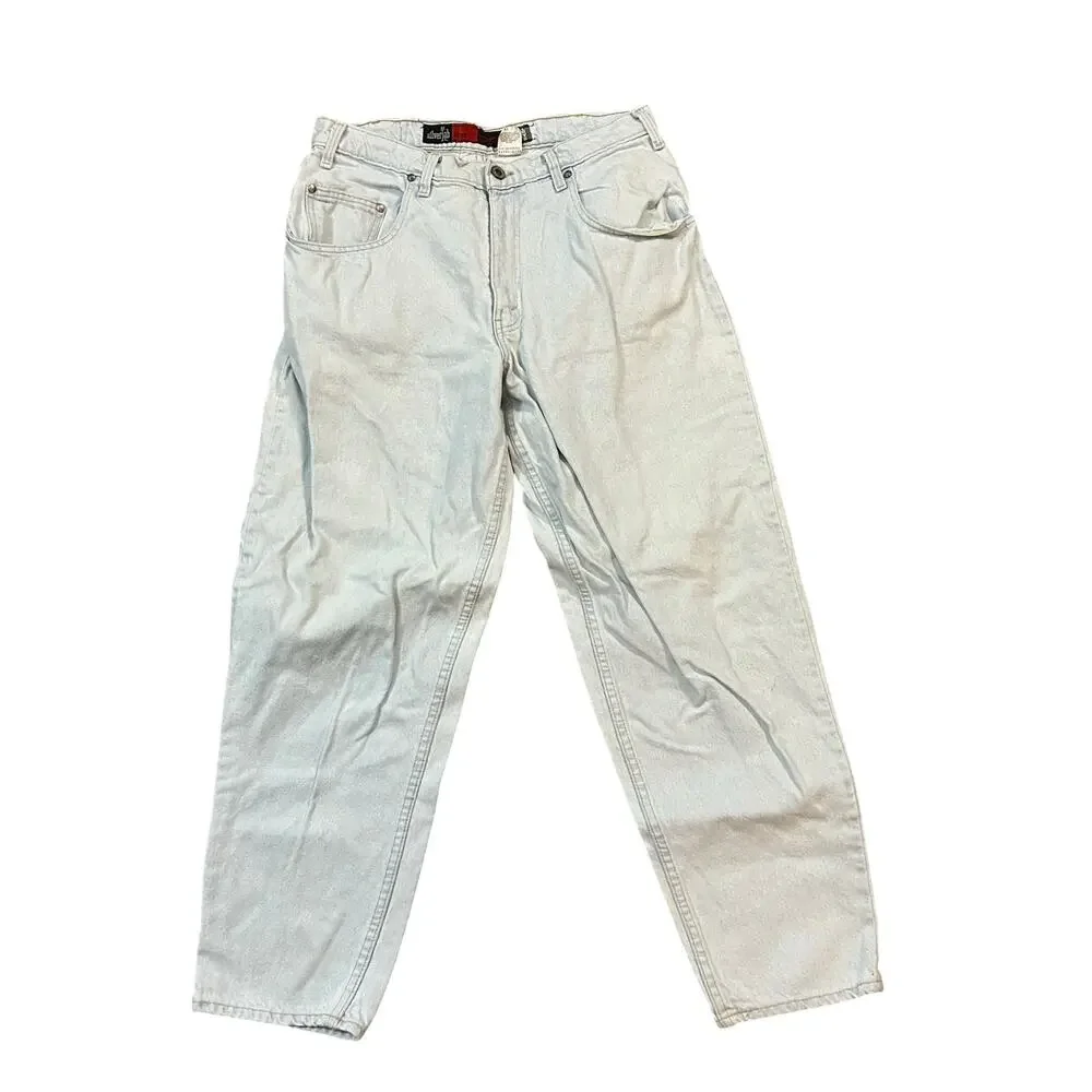 Levi's Silvertab Loose Fit Straight Leg Jeans Light Wash 36x30 (actual 33x28)